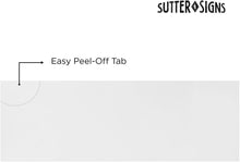 Load image into Gallery viewer, Bulk Case of 250 Sets - Sutter Signs 3pc Mixed Fuel Only Stickers for Fuel Tank | Weatherproof Adhesive Decals