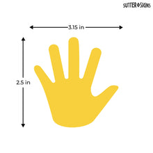 Load image into Gallery viewer, Bulk Case of 100 Sets - Paper Hand Cutouts 108pcs | Cut Out Shapes for Bulletin Board, Classroom, Decorations, Crafts