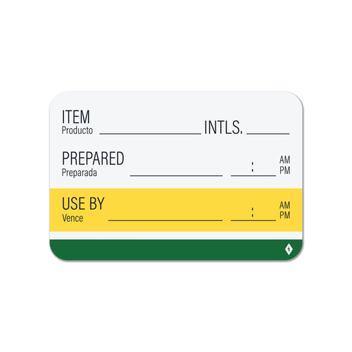 Bulk Case of 100 Rolls - 300pcs Shelf Life Labels for Food Rotation & Food Prep, 300 per Roll 2