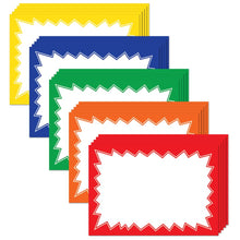 Load image into Gallery viewer, Bulk Case of 25 Sets - Sale Signs for Retail Stores - 100pcs, 4.5" x 6.5", Variety Color Price Tags for Yard &amp; Garage Sale