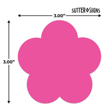 Load image into Gallery viewer, Bulk Case of 100 Sets - Paper Flower Cutouts 108pcs | Cut Out Shapes for Bulletin Board, Classroom, Decorations, Crafts. 3&quot; x 3&quot;