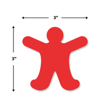 Load image into Gallery viewer, Bulk Case of 100 Sets - Paper People Cutouts 108pcs | Cut Out Shapes for Bulletin Board, Classroom, Decorations, Crafts