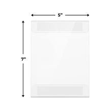 Load image into Gallery viewer, Bulk Case of 34 Sets - 6pk Acrylic Wall Sign Holders 5x7 | Vertical Wall Frame Document Holder with Strong Adhesive Tape to Mount