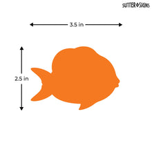 Load image into Gallery viewer, Bulk Case of 100 Sets - Paper Fish Cutouts 108pcs | Cut Out Shapes for Bulletin Board, Classroom, Decorations, Crafts