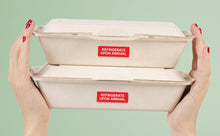 Load image into Gallery viewer, Bulk Case of 100 Rolls - Refrigerate Upon Arrival Stickers 500 Labels per Roll 1"x3" by Sutter Signs