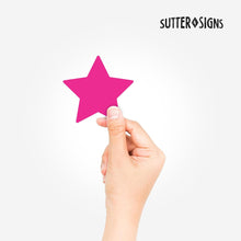 Load image into Gallery viewer, Bulk Case of 100 Sets - Paper Star Cutouts 108pcs | Cut Out Shapes for Bulletin Board, Classroom, Decorations, Crafts. 3&quot; x 3&quot;