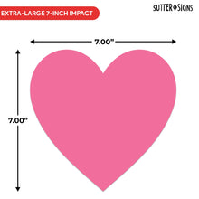 Load image into Gallery viewer, Bulk Case of 100 Sets - Large Heart Paper Cutouts 27pcs | 7" Cut Out Shapes for Bulletin Board, Classroom, Decorations, Crafts