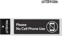 Load image into Gallery viewer, Bulk Case of 250 Sets - 6pcs No Cell Phone Use Sign Stickers | Self Adhesive Vinyl Stickers 8.5" x 2.75"