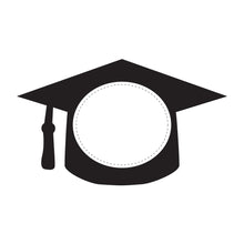 Load image into Gallery viewer, Bulk Case of 100 Sets - Graduation Cap Paper Cutouts 100pcs Bulletin Board Cut Outs for Grad, Party Decorations, Classroom, Table Decor