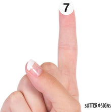 Load image into Gallery viewer, Bulk Case of 125 Sets - 1000pcs Number 7 Stickers, 0.5" Number Seven Sticker Dot Labels for Organization, Inventory, 1000/roll