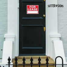 Load image into Gallery viewer, Bulk Case of 84 Sets - For Lease Sign 12x16, Plastic Sign for Home, Office, Commercial Propety, Waterproof Plastic (Pack of 2)