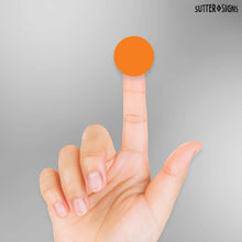 Load image into Gallery viewer, Bulk Case of 50 Sets - 2000pcs Neon Orange Dot Sticker Label Roll, 1" Diameter, Labels for Inventory, Color Code Labels, Organization Stickers, 1000/roll (Pack of 2)