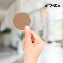 Load image into Gallery viewer, Bulk Case of 50 Sets - 1000pcs Kraft Dot Stickers 2 inch Diameter, 500 per roll (Pack of 2)