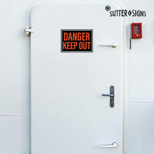 Load image into Gallery viewer, Bulk Case of 60 Signs - Danger Keep Out Sign | Private Property No Trespassing Keep Out Sign, 10x14 Inch Rust-free Aluminum