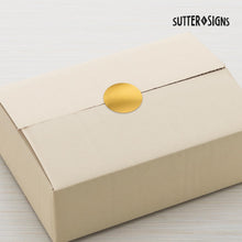 Load image into Gallery viewer, Bulk Case of 50 Sets - 2000pcs Gold Dot Sticker Label Roll 1 inch Diameter, 1000/roll (Pack of 2)
