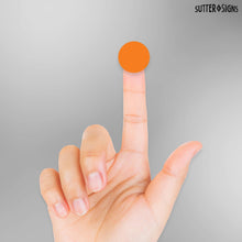 Load image into Gallery viewer, Bulk Case of 50 Sets - 2000pcs Neon Orange Dot Sticker Label Roll, 3/4&quot; Diameter Labels, 1000/roll (Pack of 2)