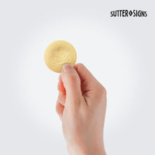 Load image into Gallery viewer, Bulk Case of 125 Sets - 500pcs Gold Envelope Seal Stickers, Flowers | Elegant Embossing Gold Foil Wedding Stickers for Invitations, Save The Date, Certificates, Decorative Mailing Labels