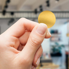 Load image into Gallery viewer, Bulk Case of 50 Sets - 2000pcs Gold Dot Sticker Label Roll 1 inch Diameter, 1000/roll (Pack of 2)