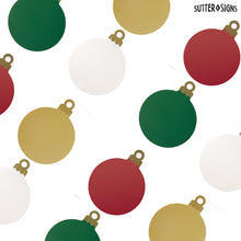 Load image into Gallery viewer, Bulk Case of 100 Sets - Christmas Tree Ornament Paper Cutouts 108pcs | Cut Out Shapes for Bulletin Board, Classroom, Decorations, Crafts