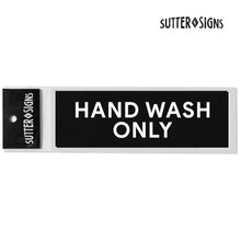 Load image into Gallery viewer, Bulk Case of 250 Sets - Hand Wash Only Sticker Signs | Workplace Hygiene Reminder for Restaurants, Commercial Kitchens, Hospitals, Clinics, and Medical Facilities (Pack of 2)