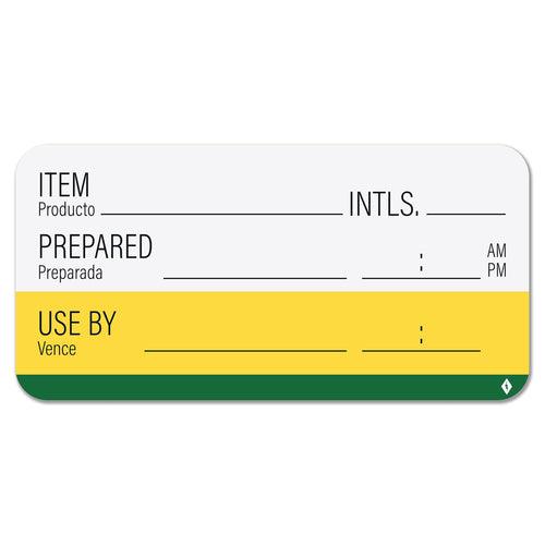 Bulk Case of 100 Rolls - 500pcs Shelf Life Labels for Food Rotation & Food Prep, 500 per Roll 1