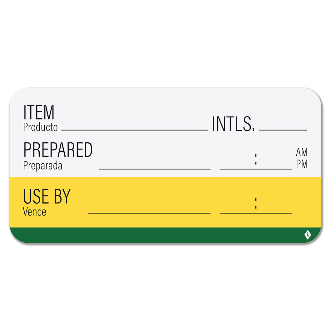 Bulk Case of 100 Rolls - 500pcs Shelf Life Labels for Food Rotation & Food Prep, 500 per Roll 1