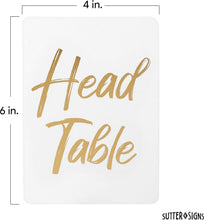 Load image into Gallery viewer, Bulk Case of 20 Sets - Wedding Table Numbers 1-30 Gold Card Holders Set | Elegant Table Seating Signs for Wedding Receptions