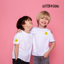 Load image into Gallery viewer, Bulk Case of 100 Sets - Smiley Face Stickers 1000 pcs | Yellow Happy Smile Stickers for Teachers Parents Rewards, 2 Rolls of 500 Labels Each