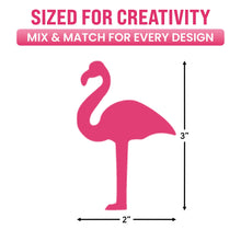 Load image into Gallery viewer, Bulk Case of 100 Sets - Flamingo Paper Cutouts 100pcs, Bulletin Board Cut Outs for Party Decorations, Classroom, Wall Decor