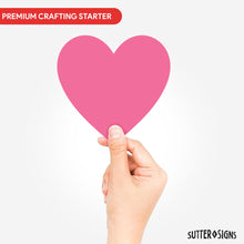 Load image into Gallery viewer, Bulk Case of 100 Sets - Large Heart Paper Cutouts 27pcs | 7" Cut Out Shapes for Bulletin Board, Classroom, Decorations, Crafts