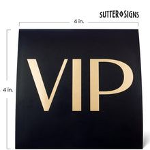 Load image into Gallery viewer, Bulk Case of 100 Sets - VIP Table Sign 10 Pack | Reserved Table Tent Night Club Signs for Bottle Service, Parties, Events