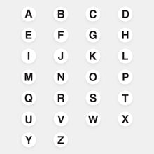 Load image into Gallery viewer, Bulk Case of 100 Rolls - 1000pcs Letter S Stickers, 0.5" Letter Sticker Dot Labels for Organization, Inventory, 1000/roll