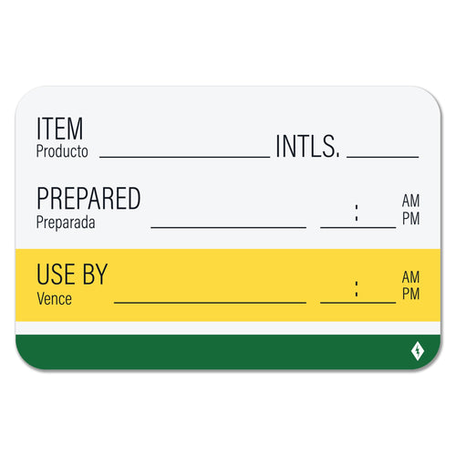 Bulk Case of 50 Sets - 600pcs Shelf Life Labels for Food Rotation & Food Prep, 300 per Roll 2