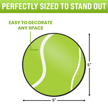 Load image into Gallery viewer, Bulk Case of 100 Sets - Tennis Paper Cutouts 50pcs | 5" Sports Ball Cut Outs for Party Decorations, Wall Decor, Bulletin Board