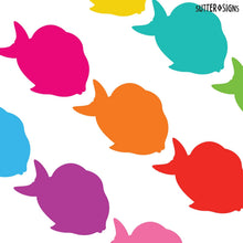 Load image into Gallery viewer, Bulk Case of 100 Sets - Paper Fish Cutouts 108pcs | Cut Out Shapes for Bulletin Board, Classroom, Decorations, Crafts