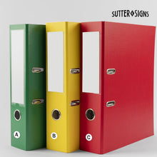 Load image into Gallery viewer, Bulk Case of 100 Rolls - 1000pcs Letter S Stickers, 0.5" Letter Sticker Dot Labels for Organization, Inventory, 1000/roll