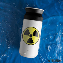 Load image into Gallery viewer, Bulk Case of 250 Sets - Nuclear Radiation Warning Symbol Stickers - Individually Die-Cut - 3-Inch Diameter (Pack of 4 Decals)
