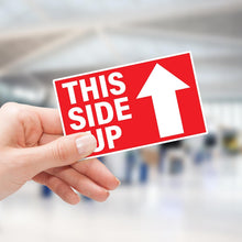 Load image into Gallery viewer, Bulk Case of 10 Rolls - This Side Up 500 Labels per Roll 3"x5" by Sutter Signs