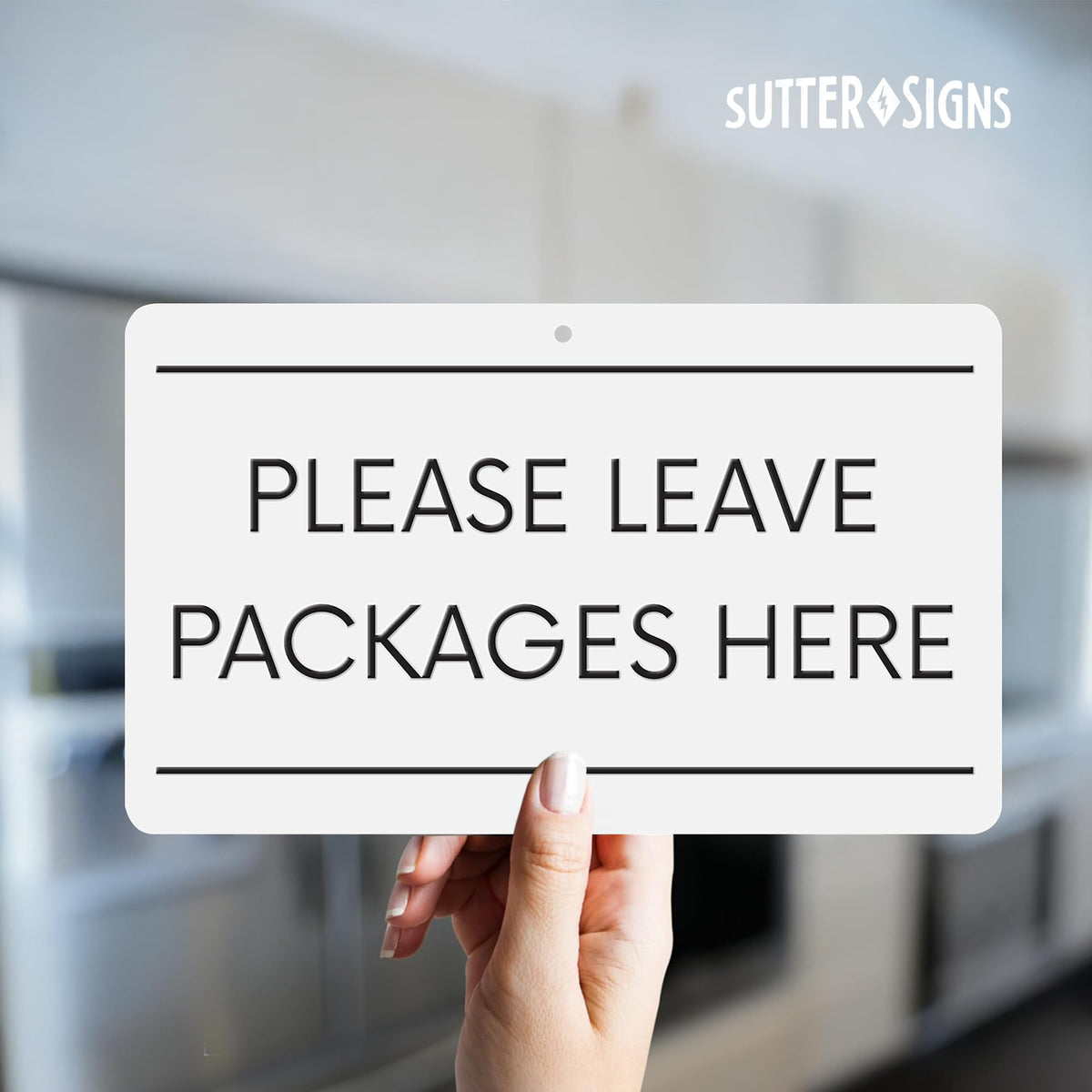 Bulk Case of 100 Signs - Please Leave Packages Here Sign | Delivery Si ...