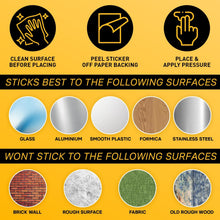 Load image into Gallery viewer, Bulk Case of 200 Sets - 4pk Yard Waste Stickers 10" x 7" | Weatherproof Vinyl Yard Waste Only Compost Stickers for Outdoor Trash Can