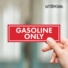 Load image into Gallery viewer, Bulk Case of 250 Sets - 18pc Diesel Only &amp; Gasoline Only Stickers for Fuel Tank | Weatherproof Adhesive Decals for Trucks, Tractors, Fuel Cans, Gas Caps