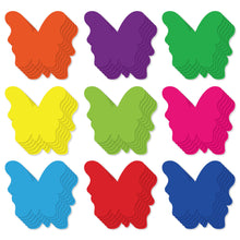Load image into Gallery viewer, Bulk Case of 100 Sets - Paper Butterfly Cutouts 108pcs | Cut Out Shapes for Bulletin Board, Classroom, Decorations, Crafts. 3&quot; x 3&quot;