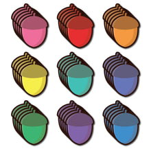 Load image into Gallery viewer, Bulk Case of 100 Sets - Acorn Paper Cutouts 54pcs | Bulletin Board Cut Outs for Party Decorations, Classroom, Wall Decor