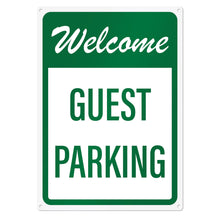Load image into Gallery viewer, Bulk Case of 60 Signs - Welcome Guest Parking Sign | Visitor Parking Sign for Business, 10x14 Inch Rust-free Aluminum