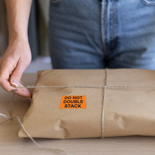 Load image into Gallery viewer, Bulk Case of 10 Rolls - 1000 pcs Do Not Stack Stickers for Shipping 3x5 inch Label Roll by Sutter Signs