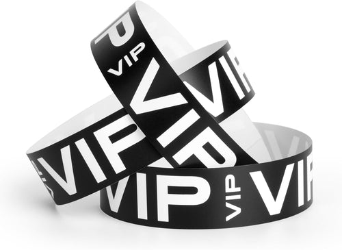 Bulk Case of 100 Sets - 500 VIP Wristbands for Events, Concerts, Night Club, Bottle Service