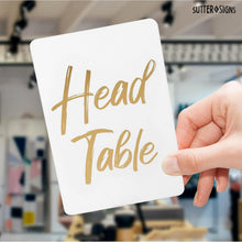 Load image into Gallery viewer, Bulk Case of 20 Sets - Wedding Table Numbers 1-30 Gold Card Holders Set | Elegant Table Seating Signs for Wedding Receptions
