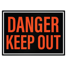 Load image into Gallery viewer, Bulk Case of 60 Signs - Danger Keep Out Sign | Private Property No Trespassing Keep Out Sign, 10x14 Inch Rust-free Aluminum
