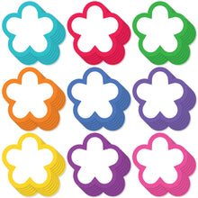 Load image into Gallery viewer, Bulk Case of 100 Sets - Paper Flower Cutouts 108pcs | Cut Out Shapes for Bulletin Board, Classroom, Decorations, Crafts. 3&quot; x 3&quot;