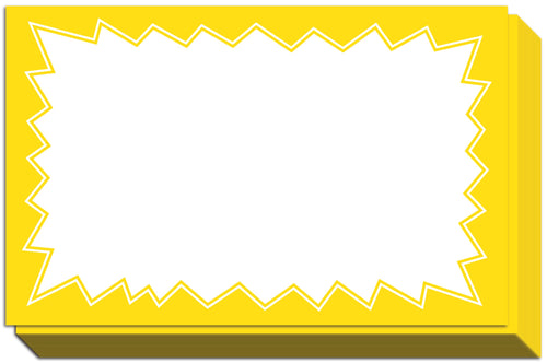 Bulk Case of 100 Sets - Sale Signs for Retail Stores 50pcs, 3.5